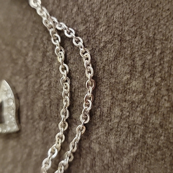 3/$20 Silvertone Memorial Angel Nana Heart Charm Pendant Chain Necklace - Picture 4 of 7